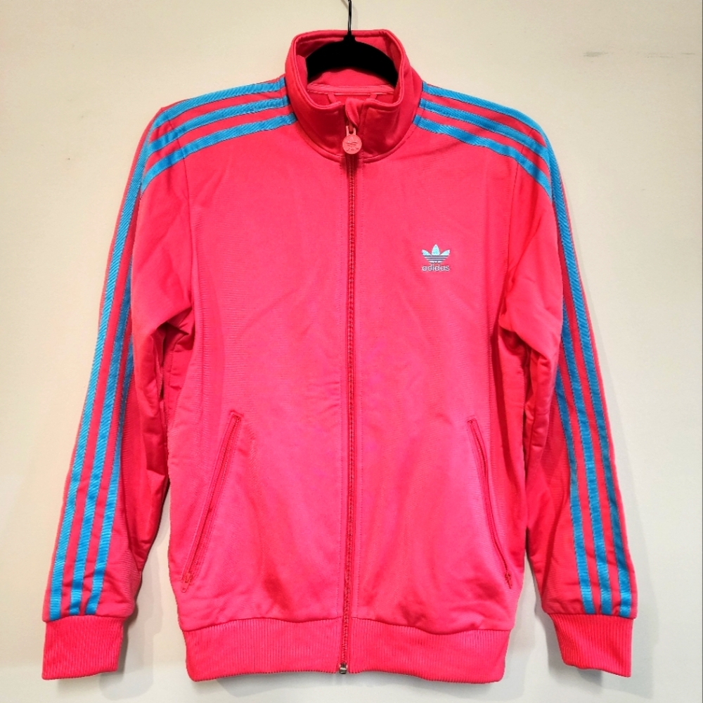 Adidas Pink and Blue Jacket
